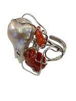 Ringe Mandile 1922 Dame Coralli in Silber Corallo 2MANCO3 - 2MANCO3